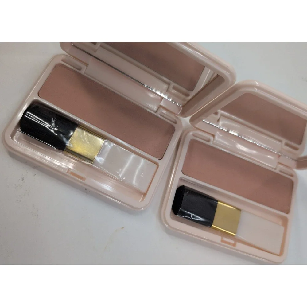 VNTG NEW LOT 2!🥰Marilyn Miglin SHEER BLUSH 18109 Pressed Brush Compact MakeUp